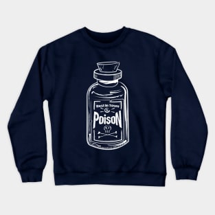 Poison bottle white Crewneck Sweatshirt